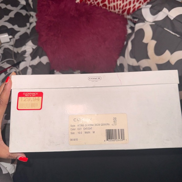 Coach Dark Brown Quilted Winter Boots - Picture 9 of 9